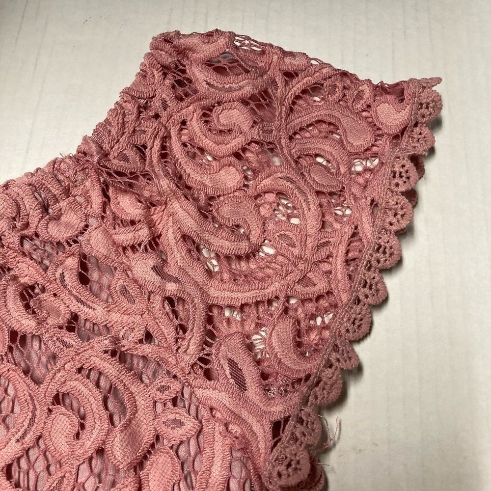 STEM & VINE women’s top size large, lace,peach - Picture 13 of 15